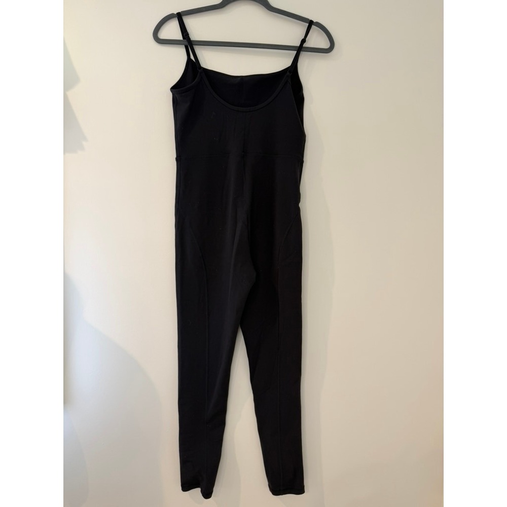 Aritzia Divinity Jumpsuit Black Body Hugging Full Length Unitard Silhouette M - Picture 4 of 7